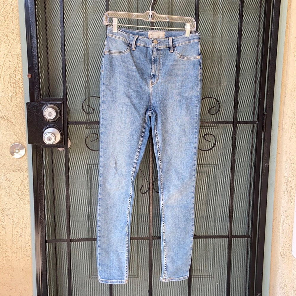 Free People High Rise Long & Lean Jeans